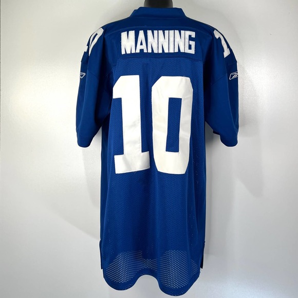 NFL Other - NFL New York Giants Eli Manning Mesh Home Jersey On Field Reebok Football